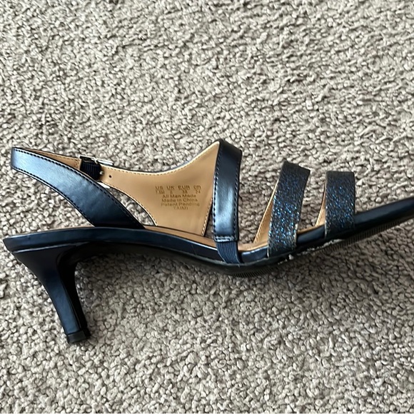 COPY - Naturalizer Taimi Formal Sandal - Navy Metallic/Glitter - Picture 4 of 6